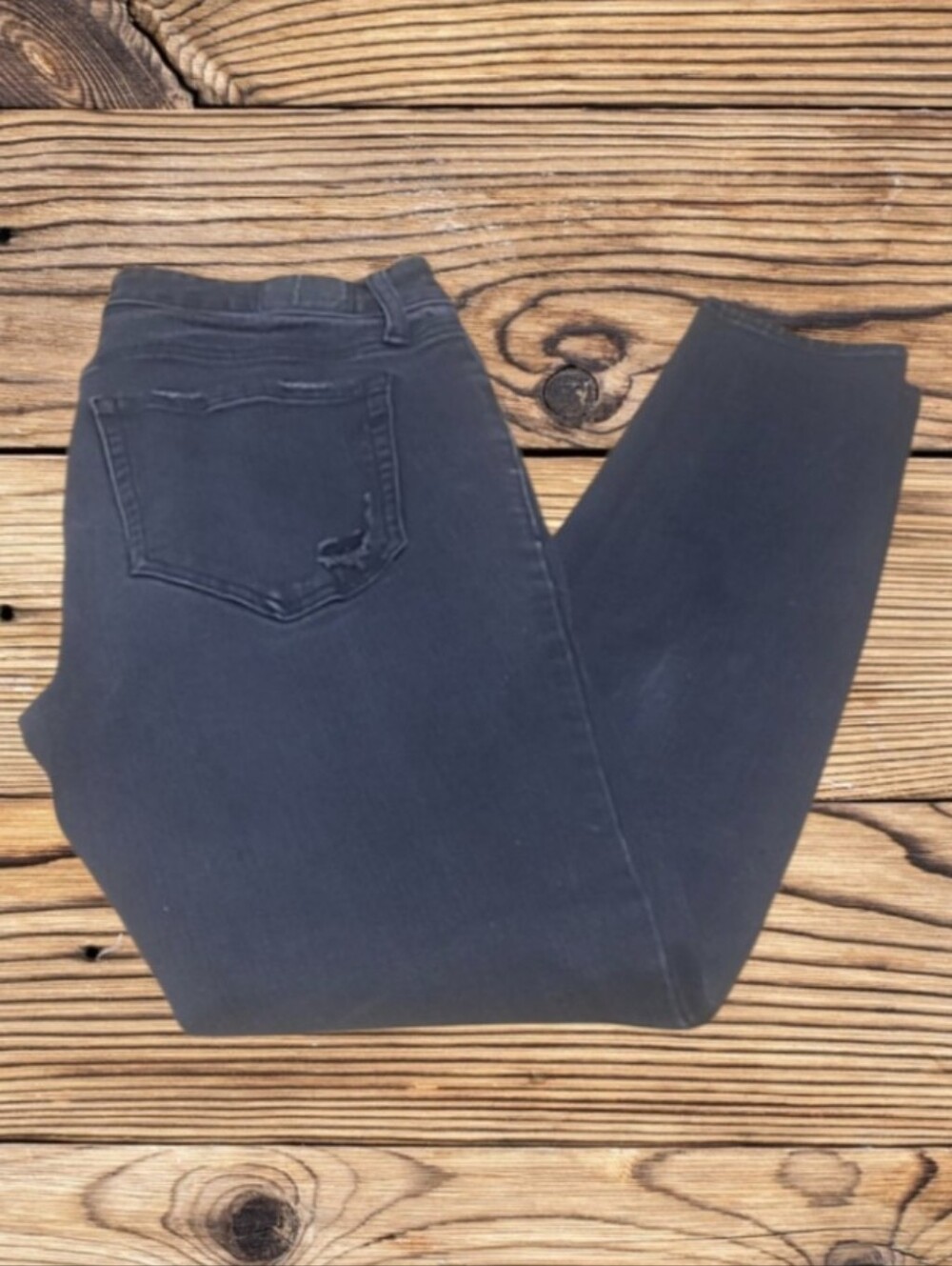 WOMEN'S AEROPOSTALE 10 LONG DISTRESSED HIGH RISE JEGGINGS